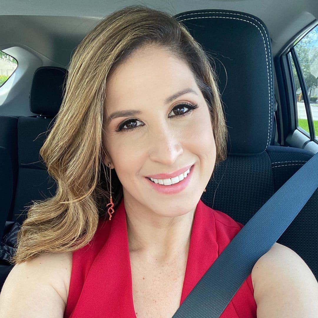 "Si Dios está conmigo, ¿quién puede contra mí?", reflexionó la periodista venezolana en esta fotografía.