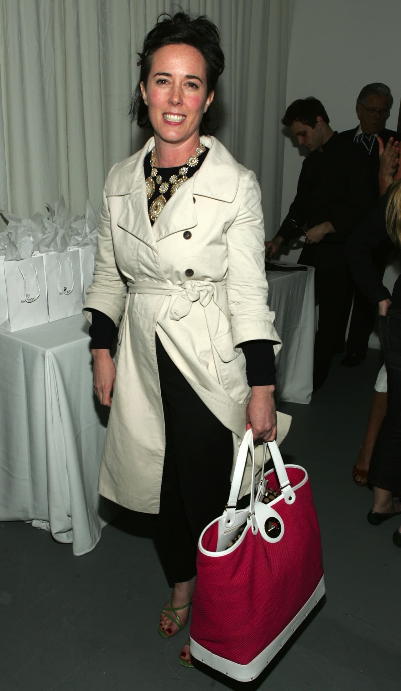 La diseñadora sabía bien que la mejor estrategia de publicidad era usar sus propios accesorios.