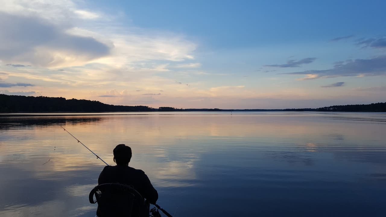 El Parque Estatal Mistletoe también es conocido como uno de los mejores lugares para pescar lubinas y un excelente destino para navegar.