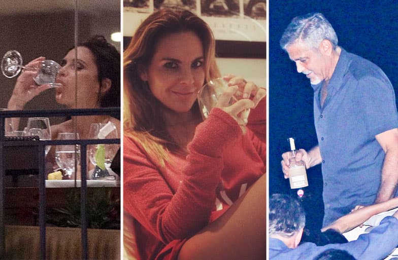 Hay algunos famosos que prefieren el tequila antes que cualquier otra bebida.