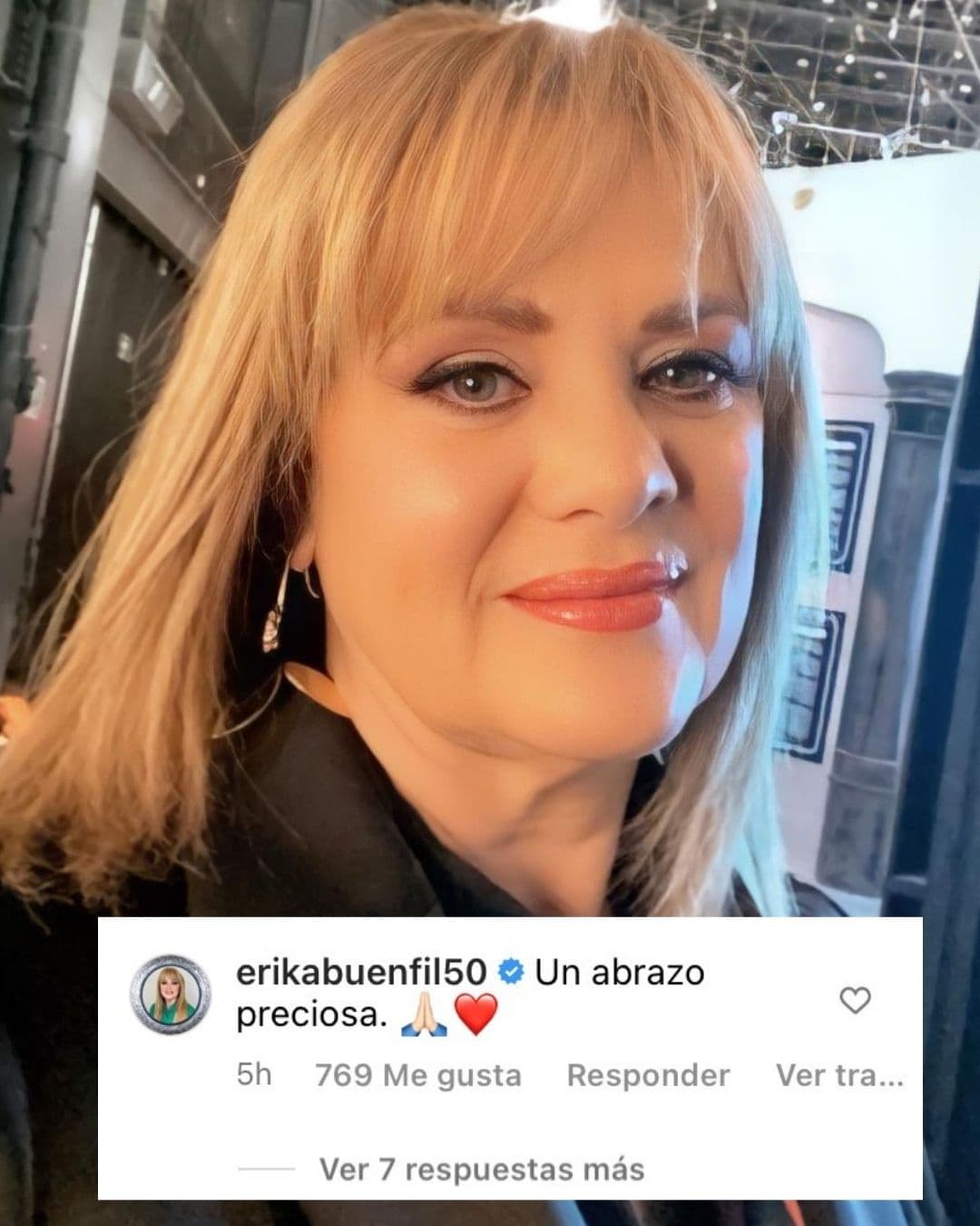 Además de los gruperos, actrices como
<b>Erika Buenfil</b> le brindaron muestras de cariño luego de que Ángela dijera sentirse "triste" y "defraudada".