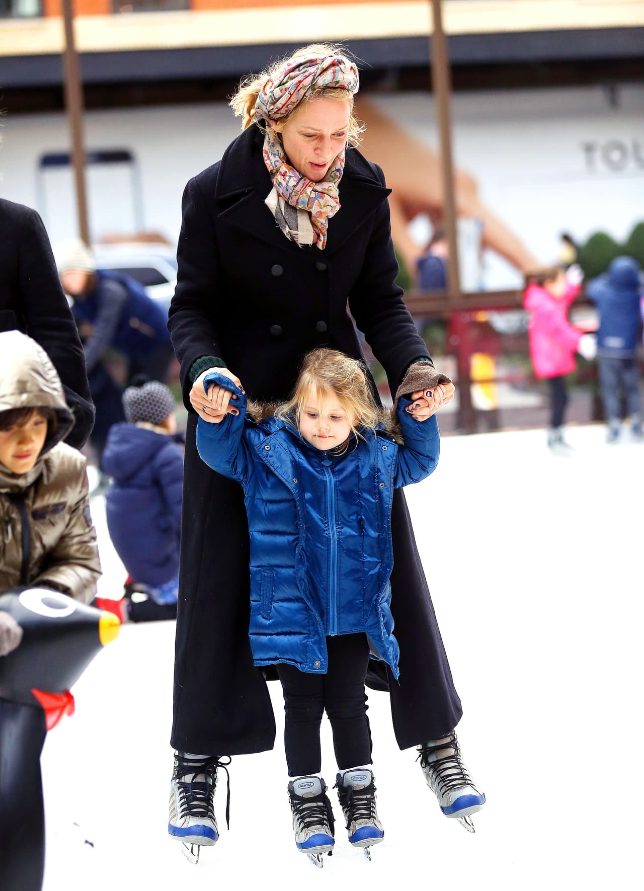 Pero las dos se abrigaron muy bien.