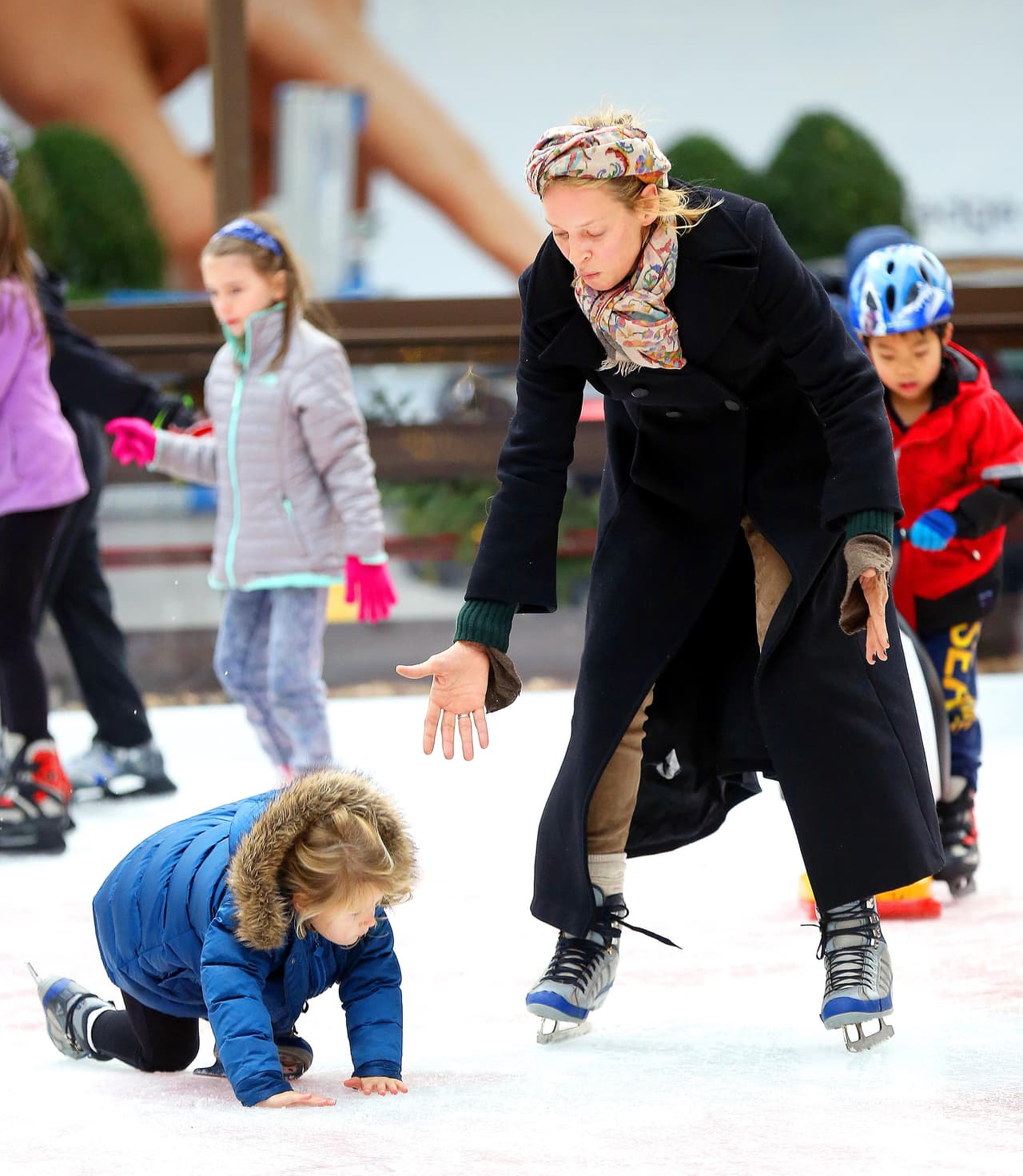 Sin embargo, como toda una guerrera, Luna se levantó de inmediato.