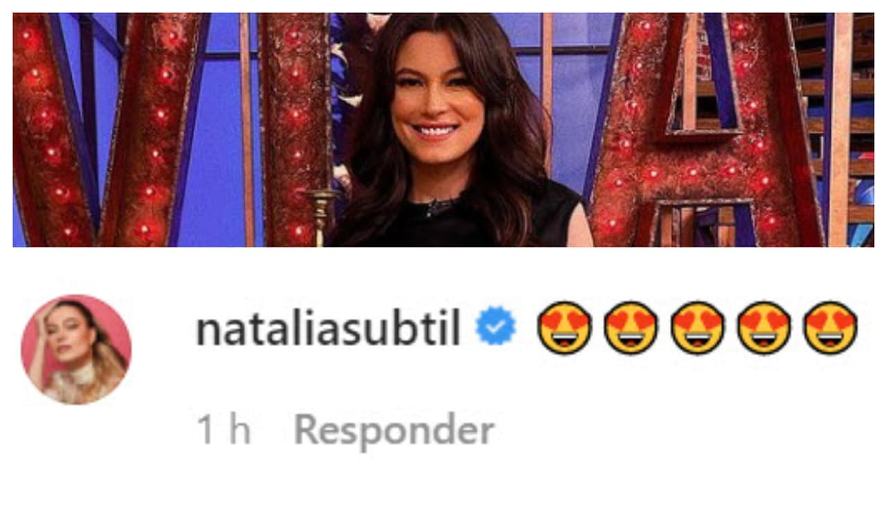 Natalia Subtil le compartió su cariño con estos emoticonos. 
<br>