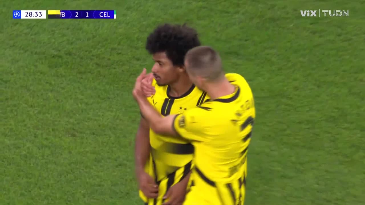 ¡Doblete de Adeyemi! Cañonazo de Karim para el 3-1 de Dortmund