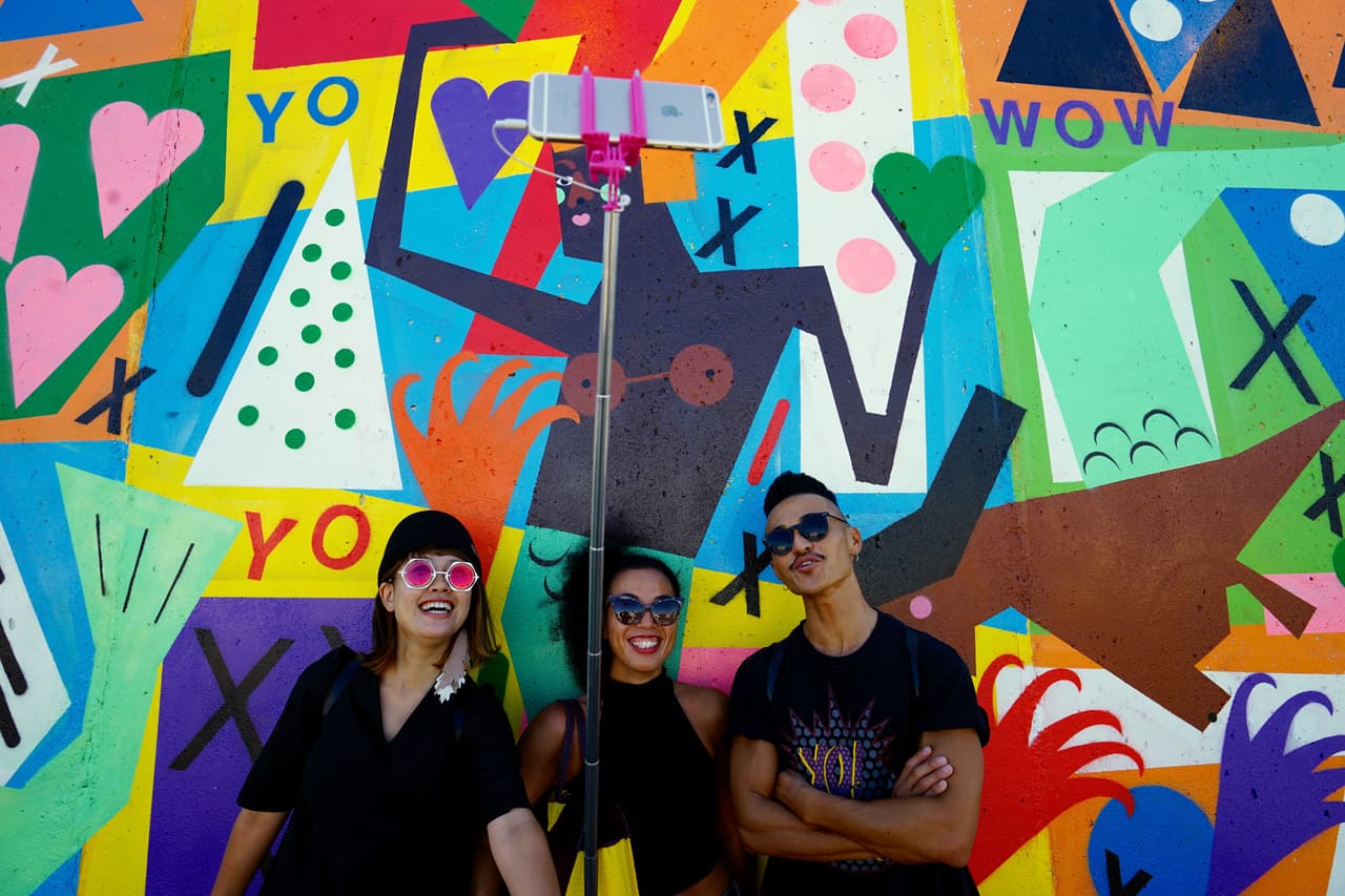 'Coney Art Walls' invita a crear imágenes divertidas.