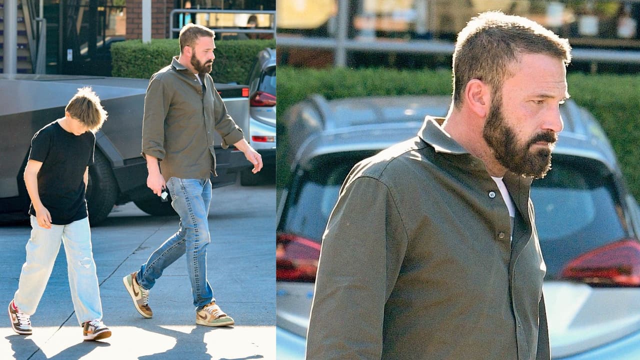 Ben Affleck lució "miserable" en su última salida con su hijo Samuel.