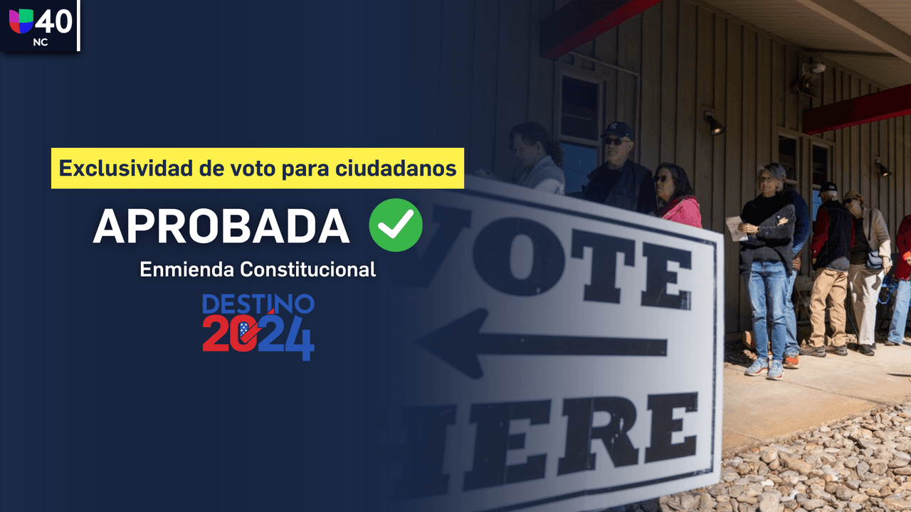 Carolina del Norte aprueba enmienda para el voto exclusivo de ciudadanos: ¿qué significa para los hispanos?