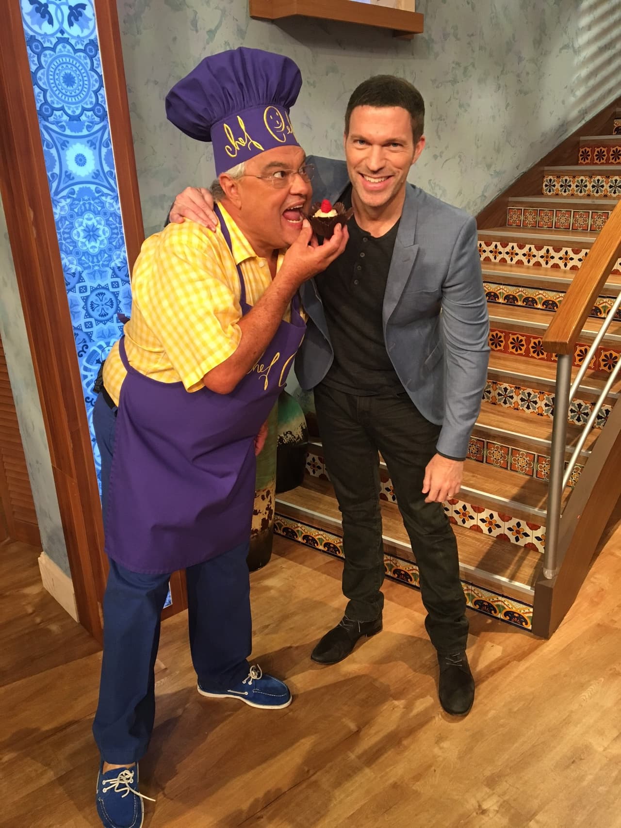 Travis Knight se divirtió mucho con el Chef Pepín.