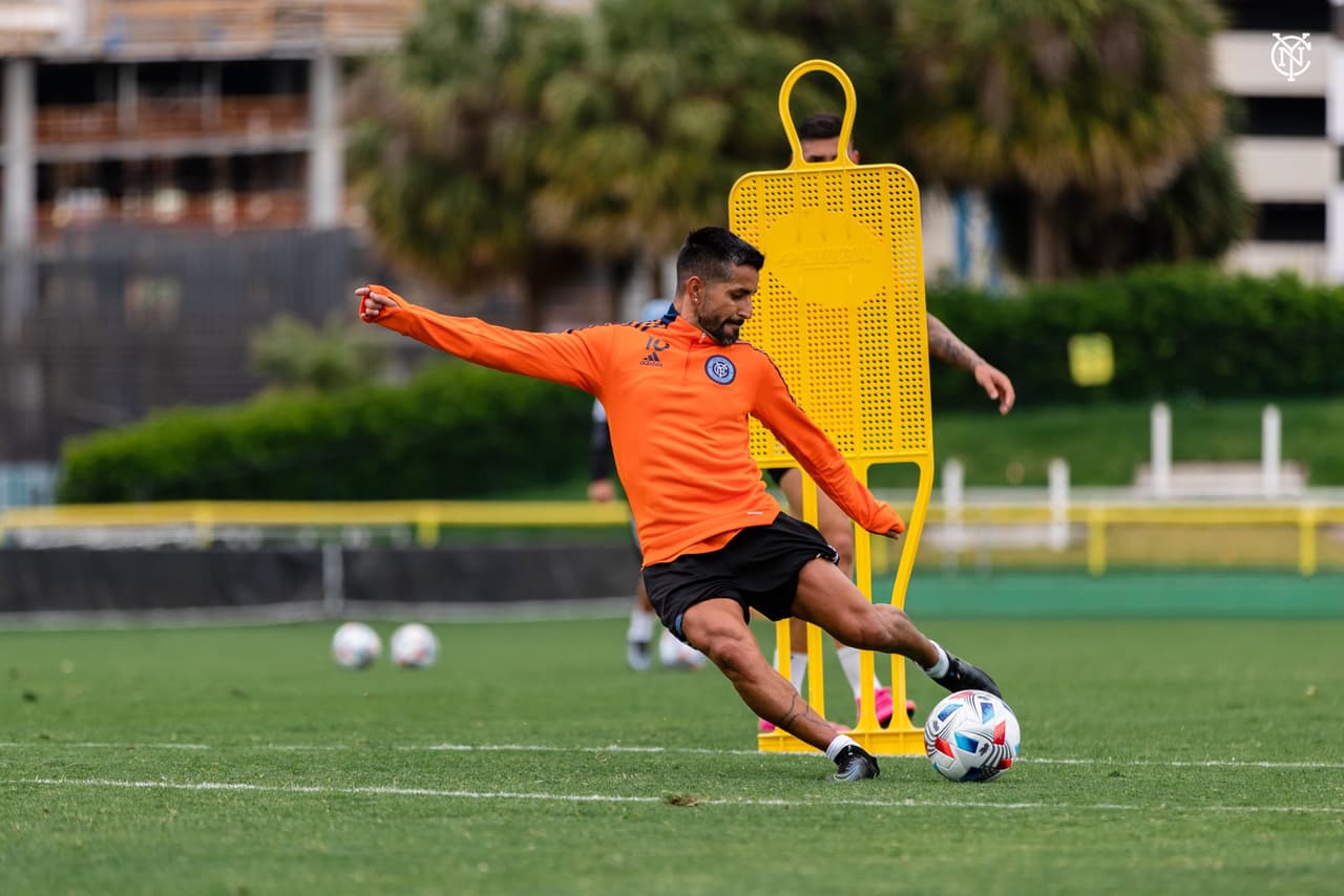 En Florida también discurre la pretemporada de New York City FC, donde destaca el enganche Maximiliano Moralez.