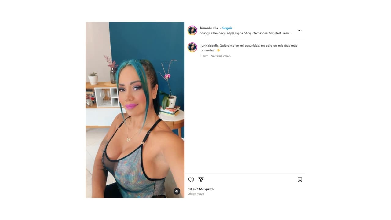 Ella es Verónica Meléndez Coronado, mejor conocida como Luna Bella.