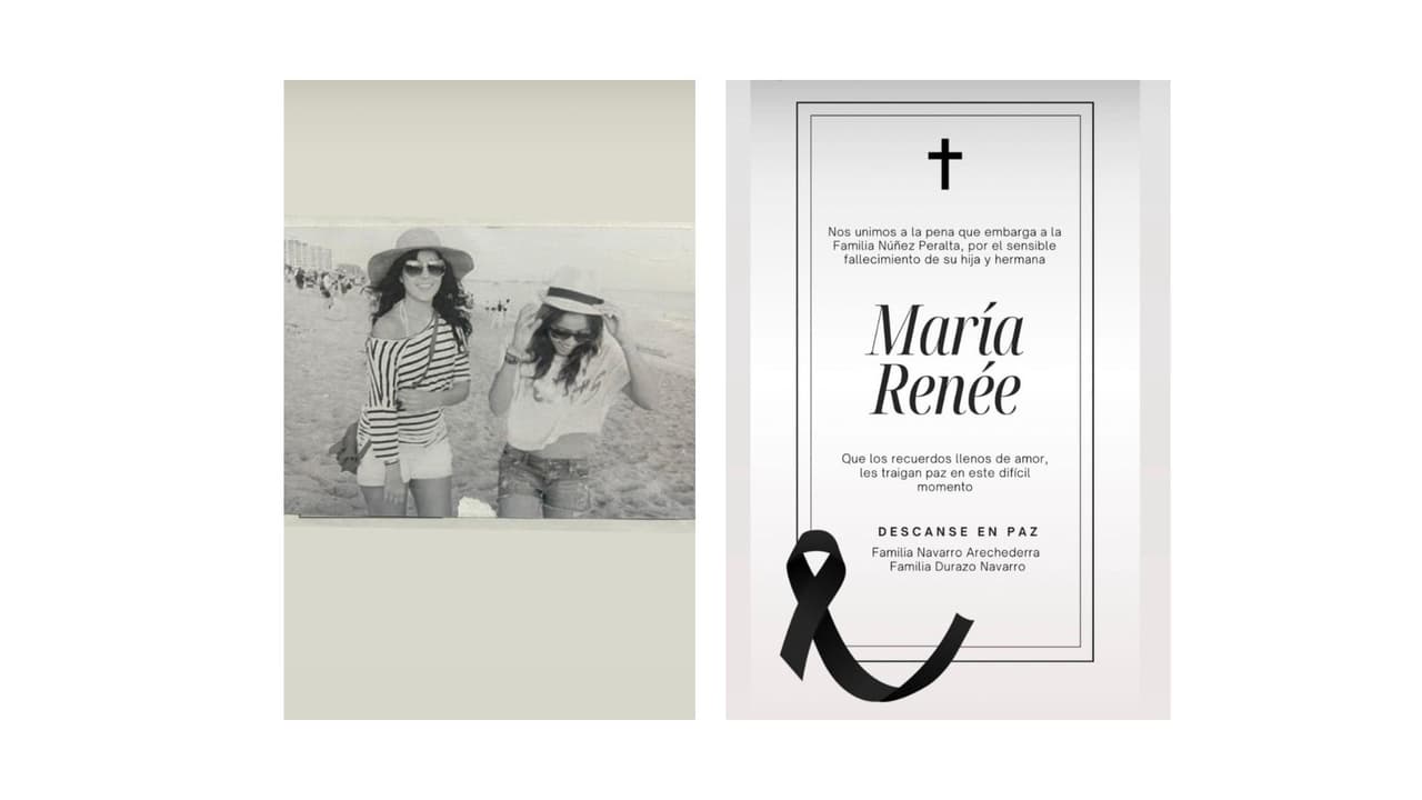 Así se confirmó la inesperada muerte de María Renné.
