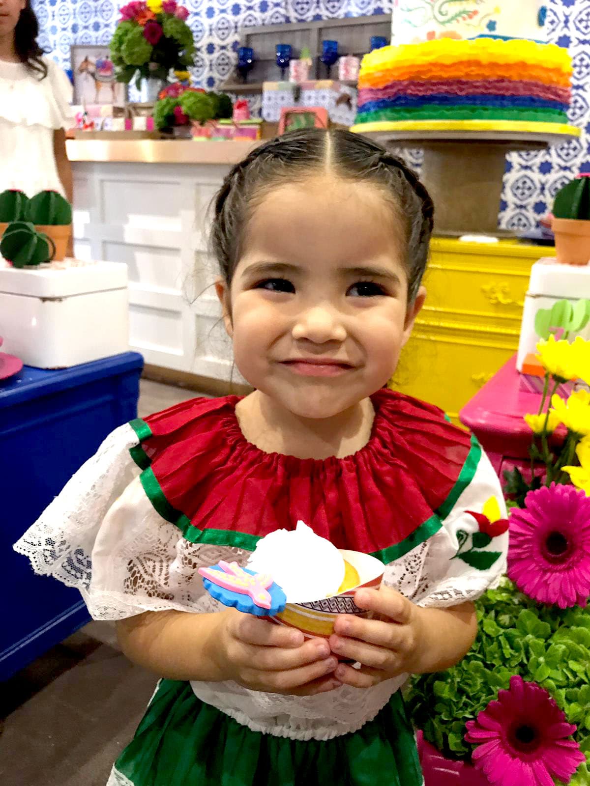 Giulietta nos regaló esta simpática sonrisa para las cámaras.