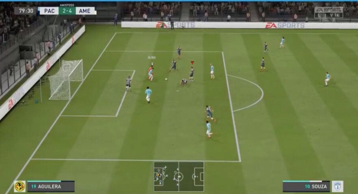 Las Águilas de Giovani dos Santos vencieron 2-4 a Pachuca y aseguran un puesto en la Fiesta Grande’ de la eLiga MX.