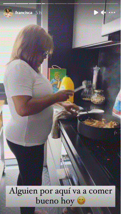 Francisca está muy emocionada por esta visita, ya que además de comer delicioso compartirá la llegada de su hijo Gennaro con su mami.