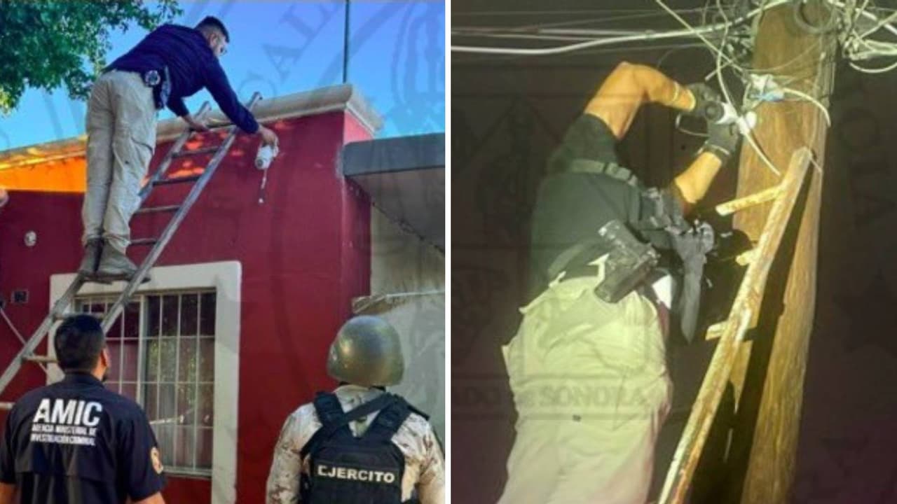 Como si fueran la policía: criminales instalan cámaras y blindan vehículos en Sonora