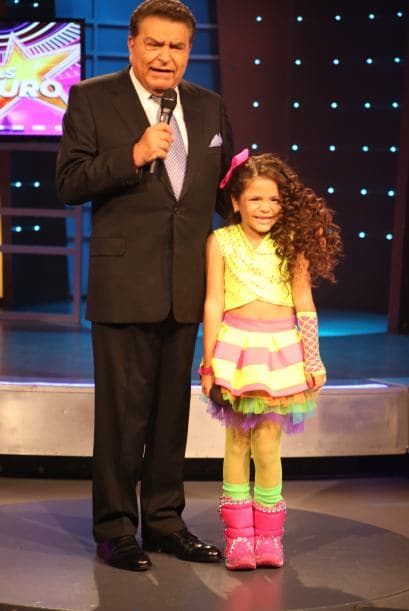 Podrán dar nervios, pero a Sara ¡no! Ella disfrutó cada momento sobre el escenario.