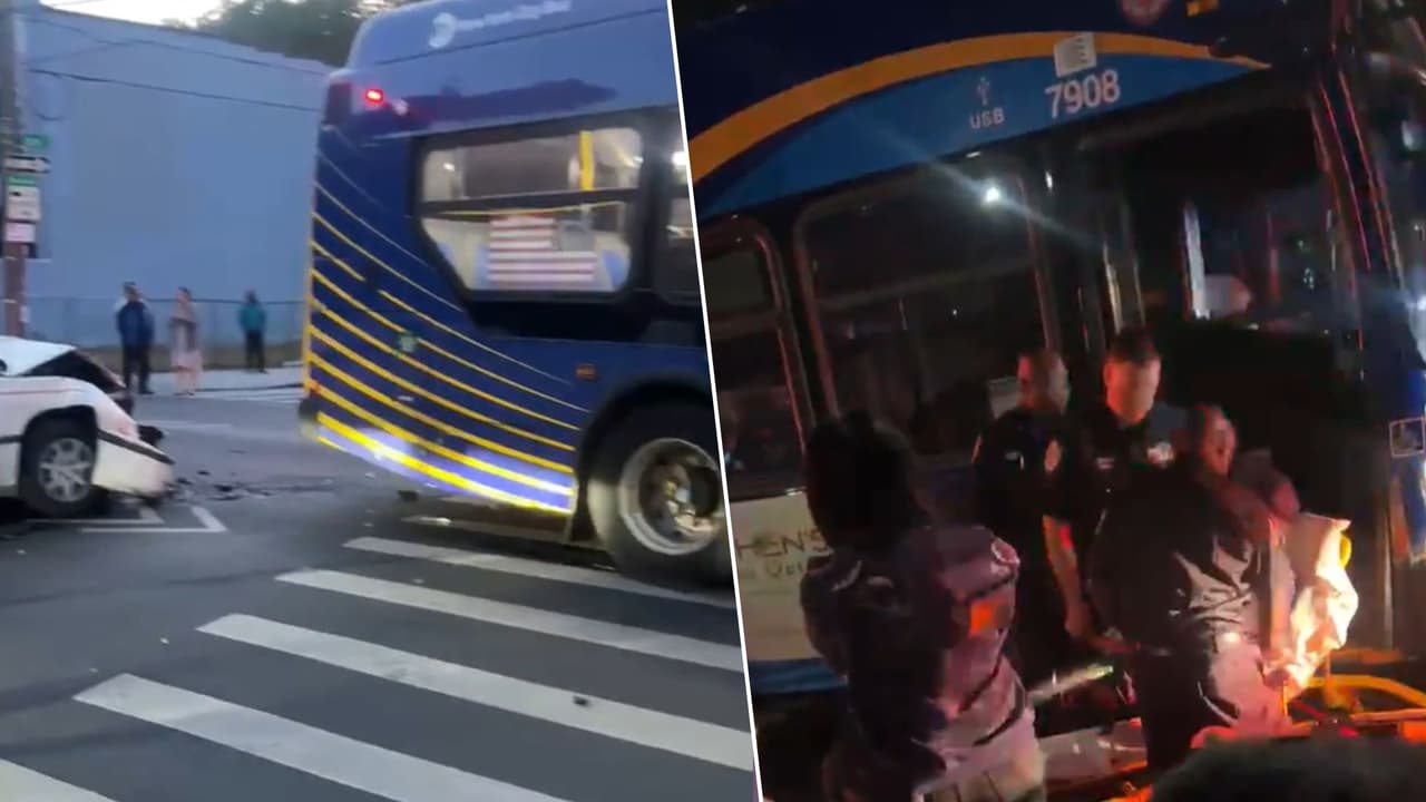 Conductora sin licencia es arrestada como presunta responsable de accidente múltiple en Brooklyn