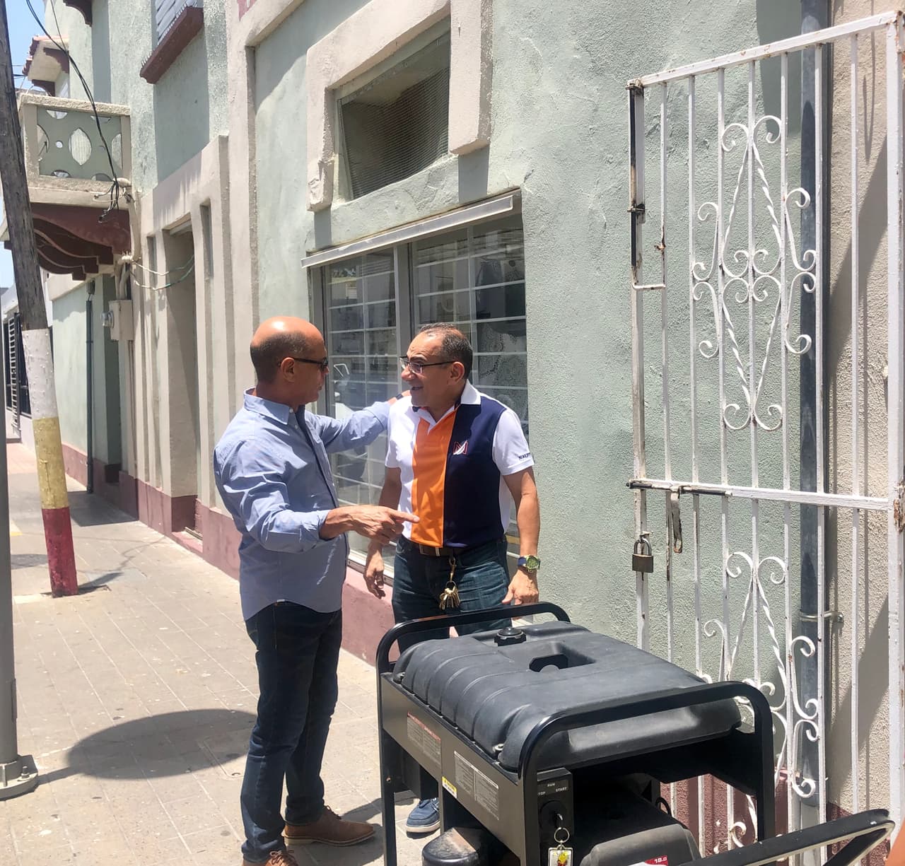 Preparativos en Santa Isabel.