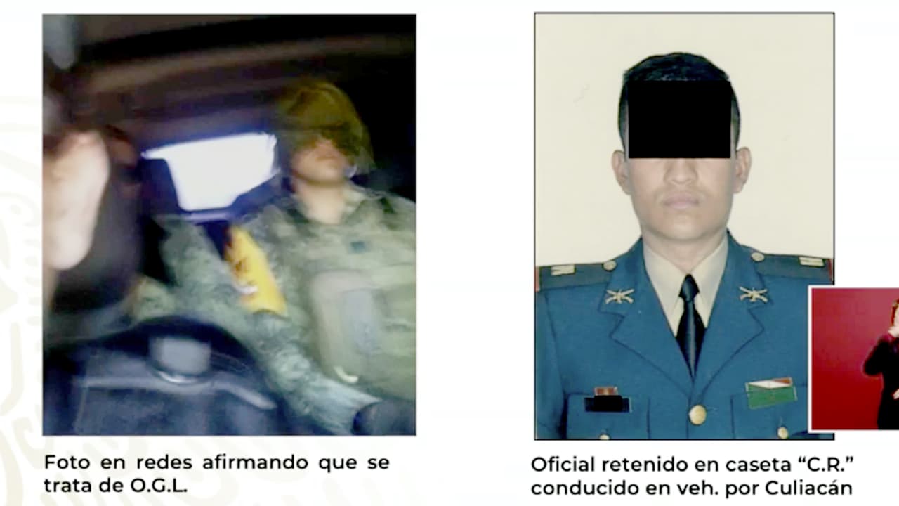 Los delincuentes atacaron una unidad habitacional militar, con disparos y con granadas que no explotaron. Sandoval enseñó una fotografía de un oficial que fue retenido por los delincuentes en una caseta militar. Según el secretario algunos medios confundieron al funcionario con Guzmán López.