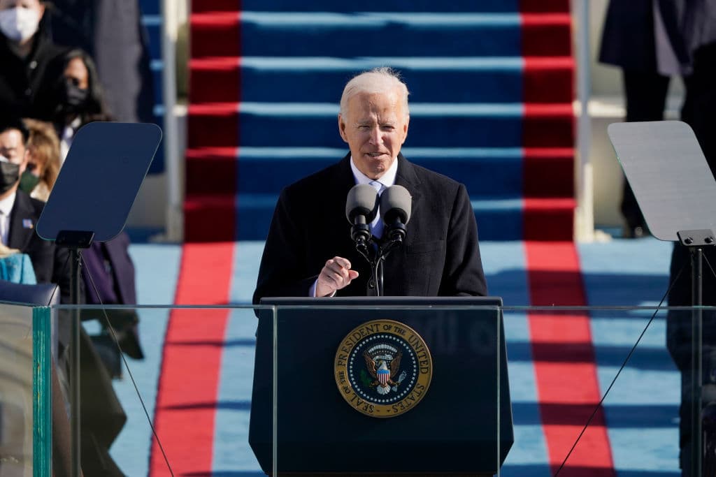 "La unidad es el camino": el  urgente llamado del presidente Joe Biden en su primer discurso