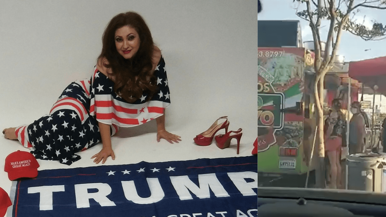 Hispana seguidora de Trump critica la venta de tacos durante la pandemia y la gente explota contra ella