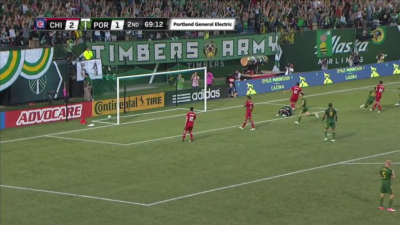 El argentino Sebastián Blanco volvió al gol y rescató con ello un empate para Portland Timbers
