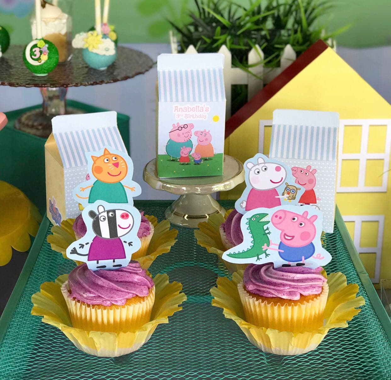 Anabella eligió la temática con su personaje favorito y sus papás lo hicieron realidad.