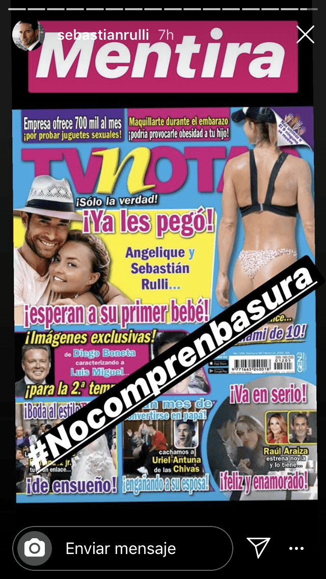 Fue así como el protagonista de El Dragón aclaró que es totalmente falso que se convertirá en padre.