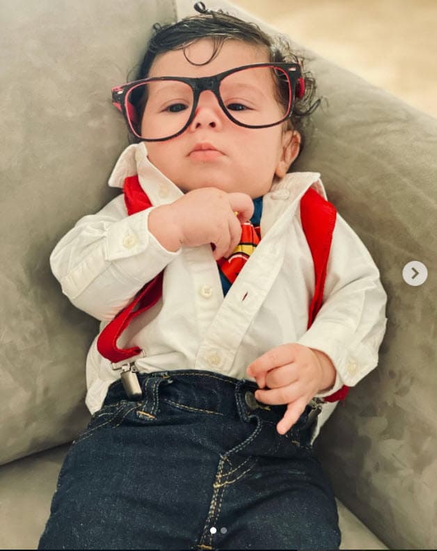 El bebé ya es toda una celebridad en esa plataforma, pues con solo sus 5 meses de vida ya suma poco más de 
<b>121 mil seguidores. </b>
<br>