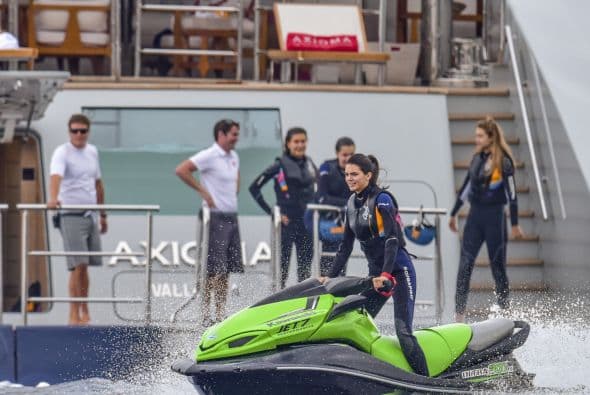 Kendall es una experta en deportes extremos.