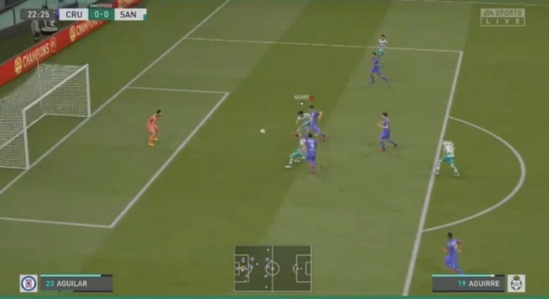 Cruz Azul no logra salir del sótano y esta vez caen frente al Santos de Eduardo Aguirre con un marcador de 3-4.