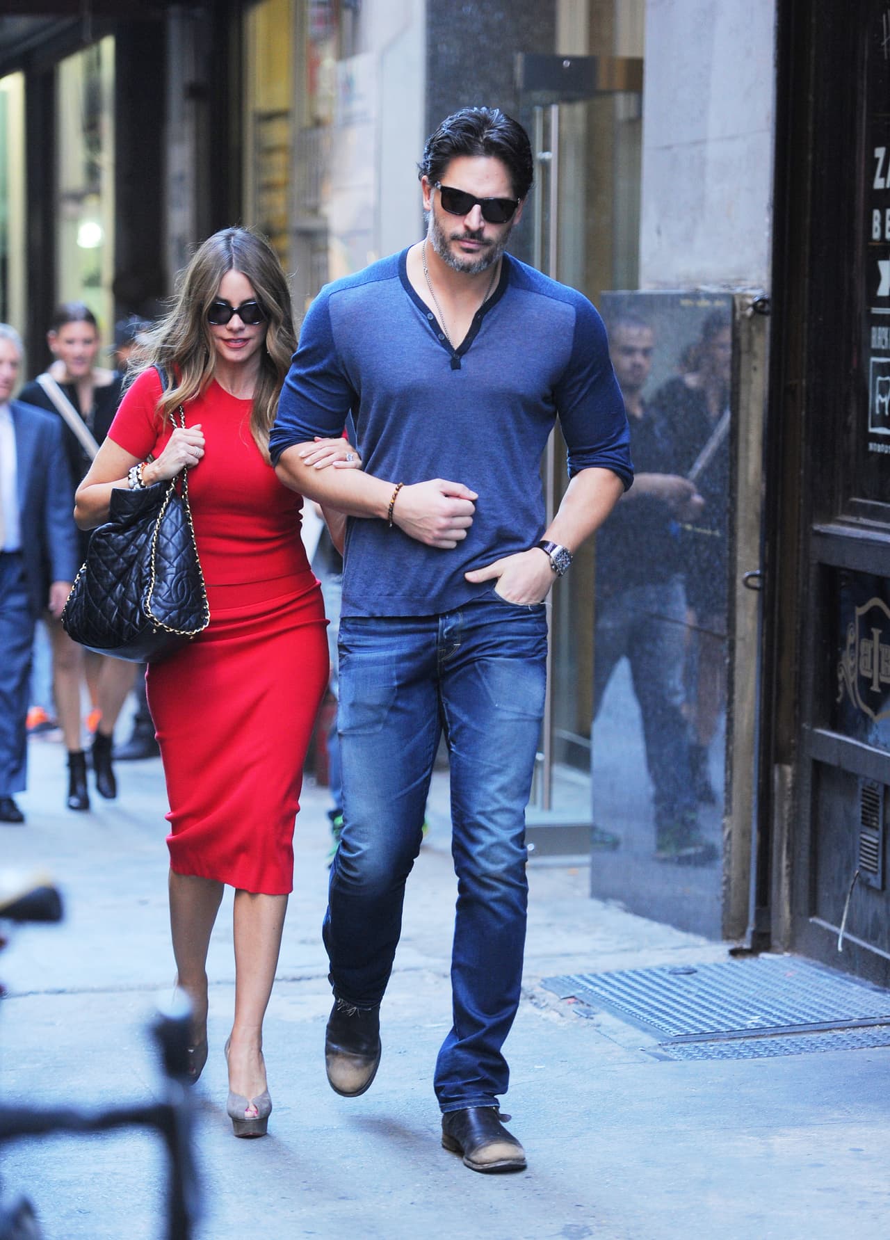 La pareja presume su amor por las calles de Manhattan antes de regresar a su hotel.