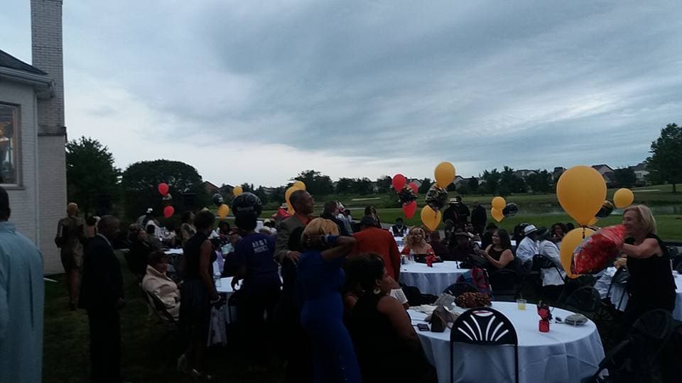 Hubo comida, música y un gran ambiente durante la fiesta en honor al patriarca de la dinastía Jackson.