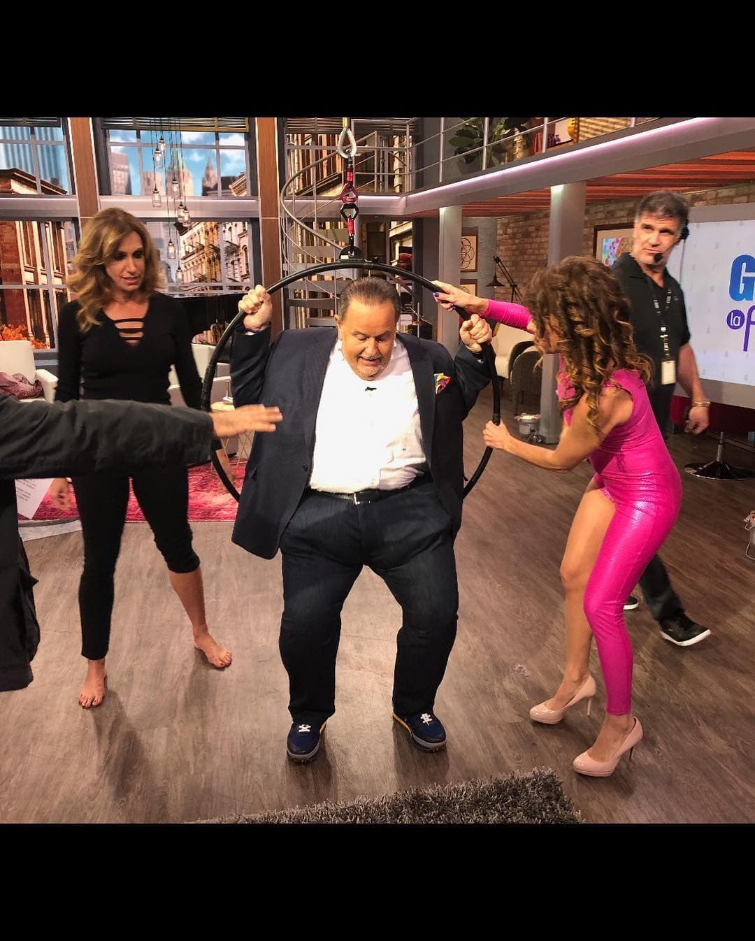 El Gordo quiso emular la posición que realizó Lili, pero Raúl goza de otros atributos.