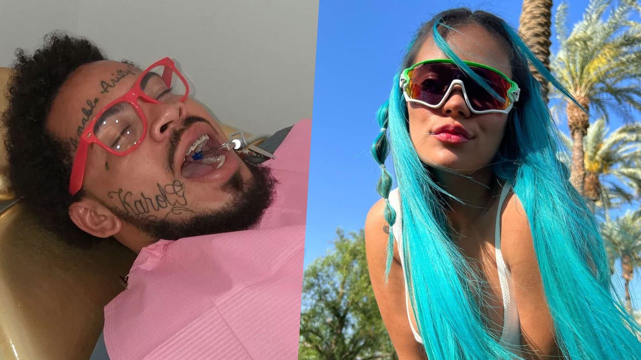 <h3 class="cms-H3-H3">Karol G </h3>
<br>
<br>Un seguidor conocido como Patriarca Levitan, de origen dominicano, se tatuó el nombre de Karol G en su cara y dijo ser su “Bichote”. El admirador de 
<a href="https://www.univision.com/musica/artistas-en-modo-vacaciones-fotos" target="_blank">la intérprete de ‘Provenza’</a> también es conocido en su país por haberse tatuado el nombre de un exsenador.