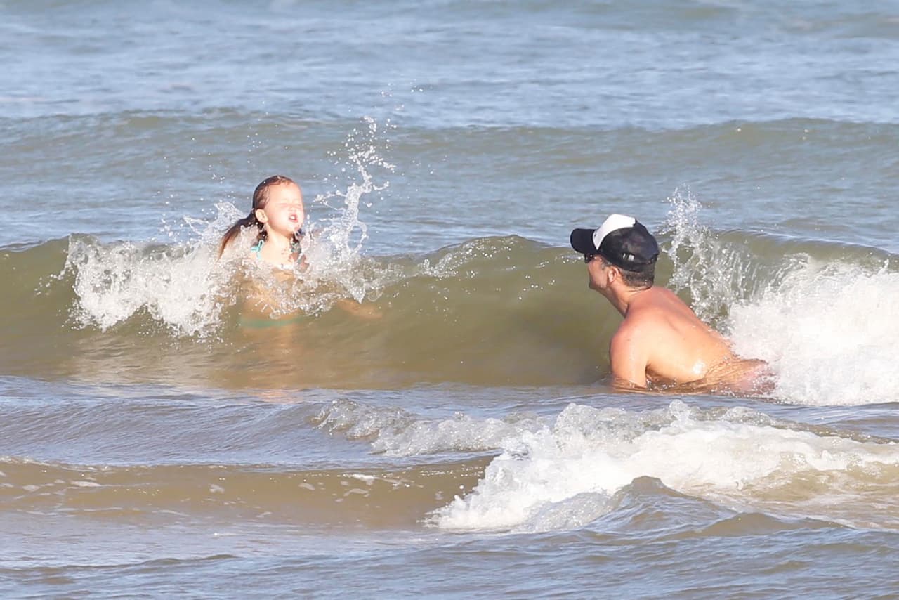 Cash se divirtió mucho con sus hijas.