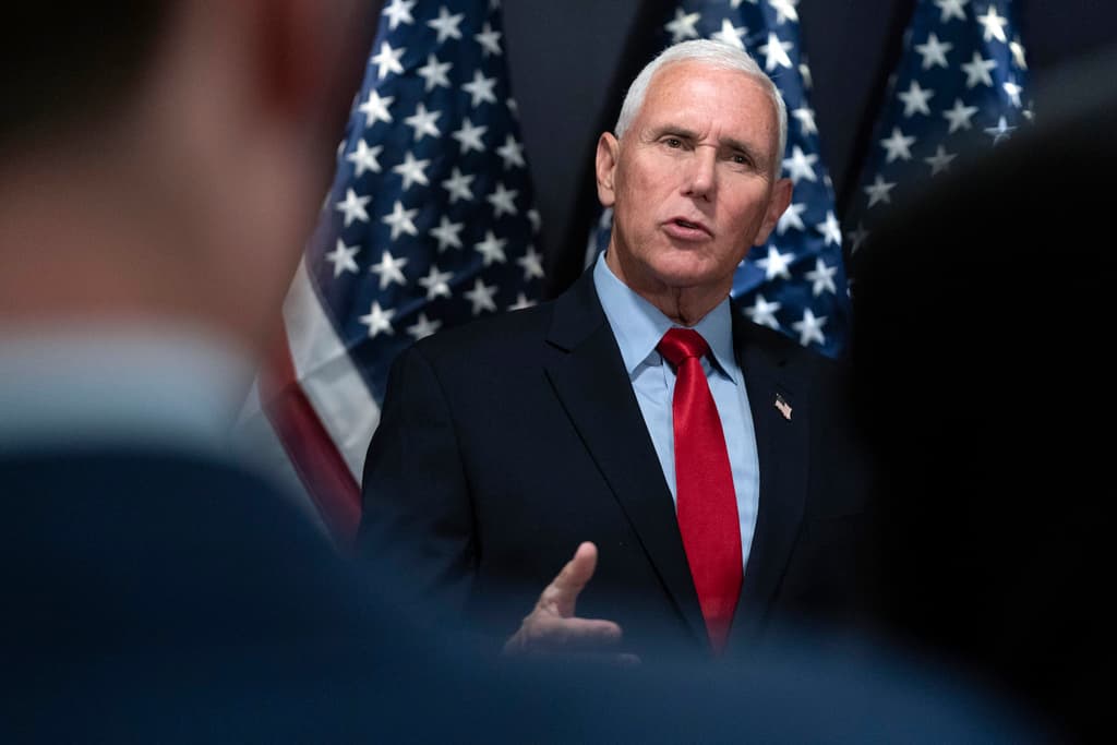 El ex vicepresidente Mike Pence.