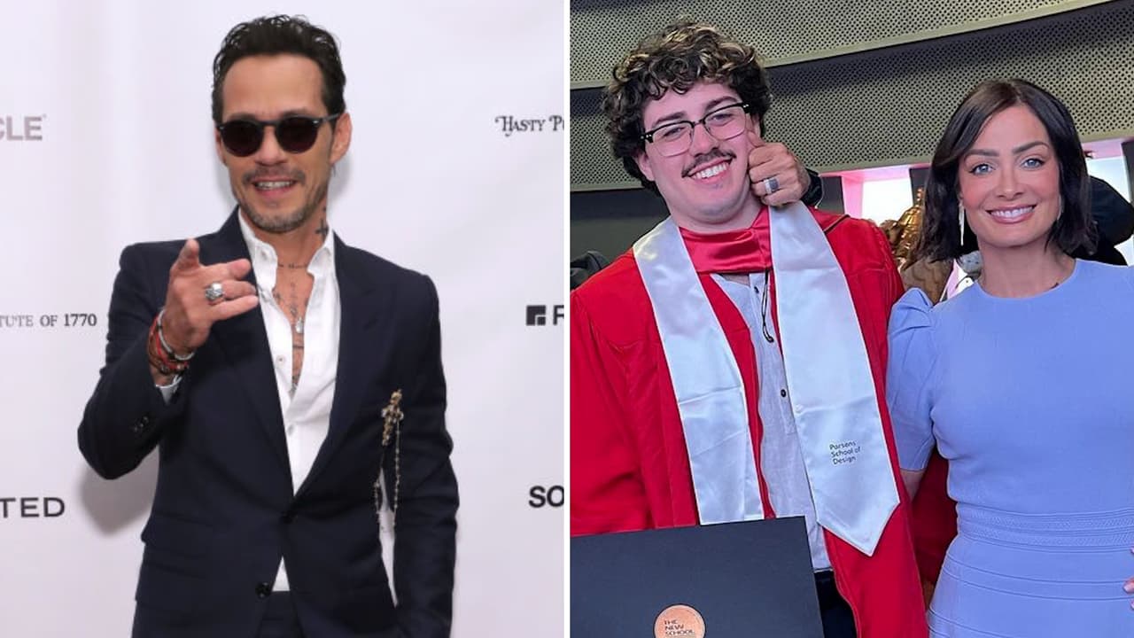 Marc Anthony y Dayanara Torres unieron fuerzas para ayudar a su hijo mayor en su graduación