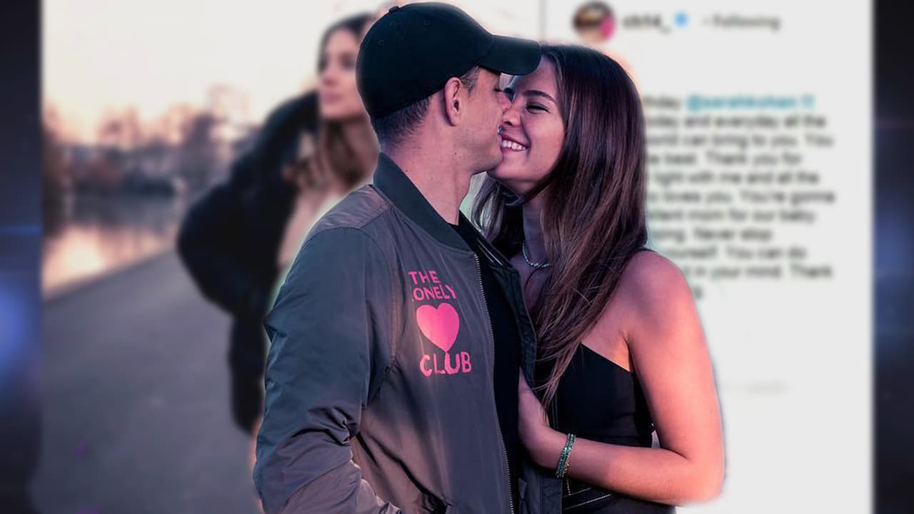 La tierna foto que publicó El Chicharito de su novia embarazada (con dedicatoria incluida)