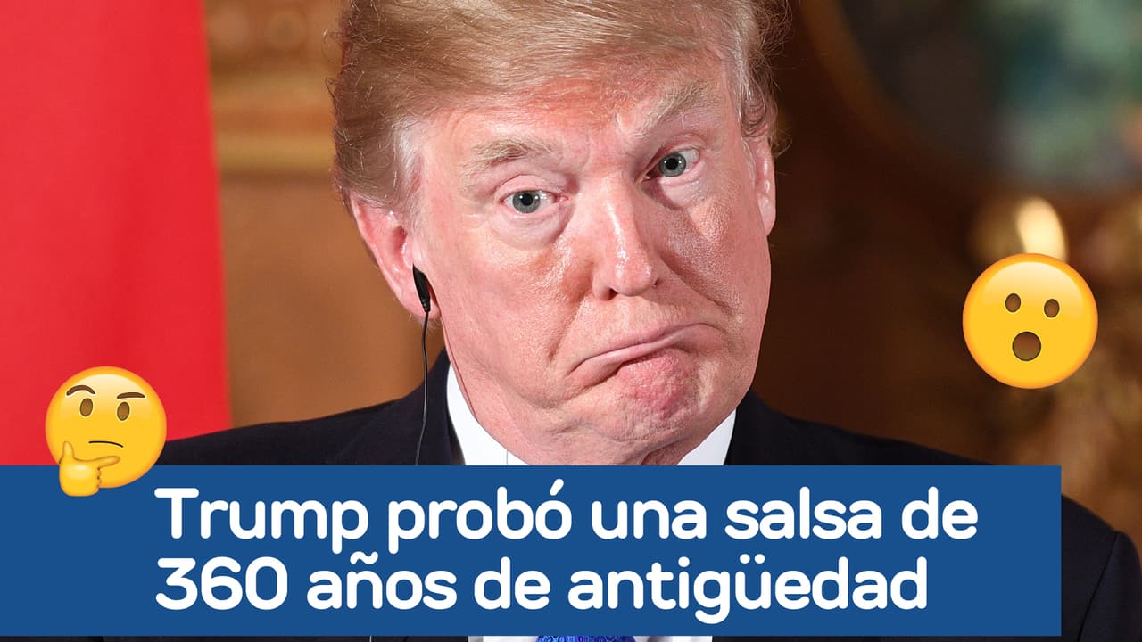 La particular comida que le ofrecieron al presidente Trump durante su visita a Japón