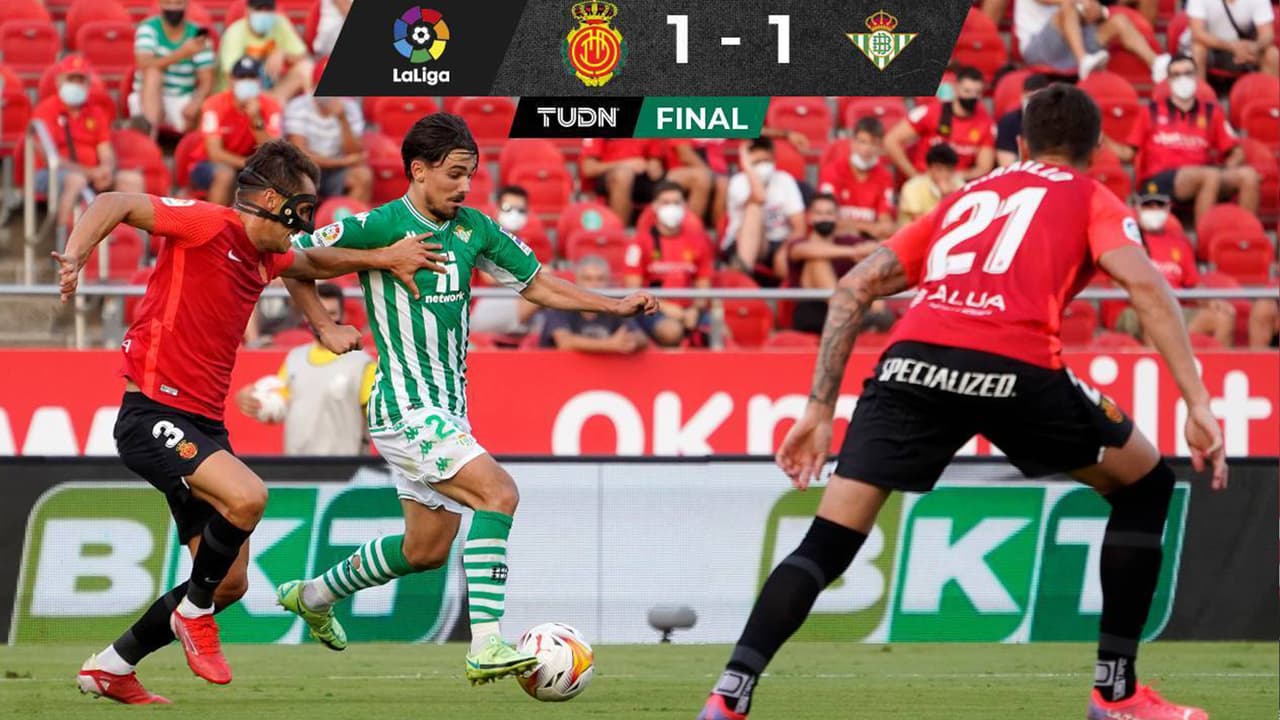 Con Guardado y sin Lainez, el Betis rescata empate ante Mallorca
