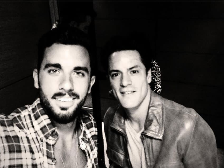 ¡Qué tal este par de galanes!