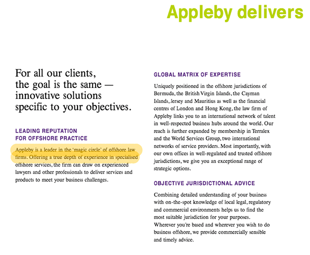 Appleby’s promotional brochure/Oct 2008.