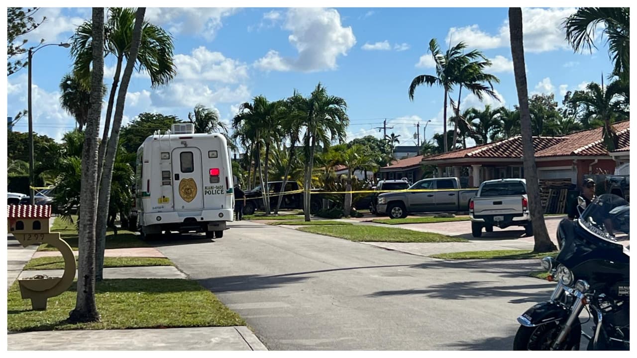 Cerca de las 6:30 am se escuchó el disparo. La policía de Hialeah llegó al lugar y encontró a Colón con una herida en la cabeza.