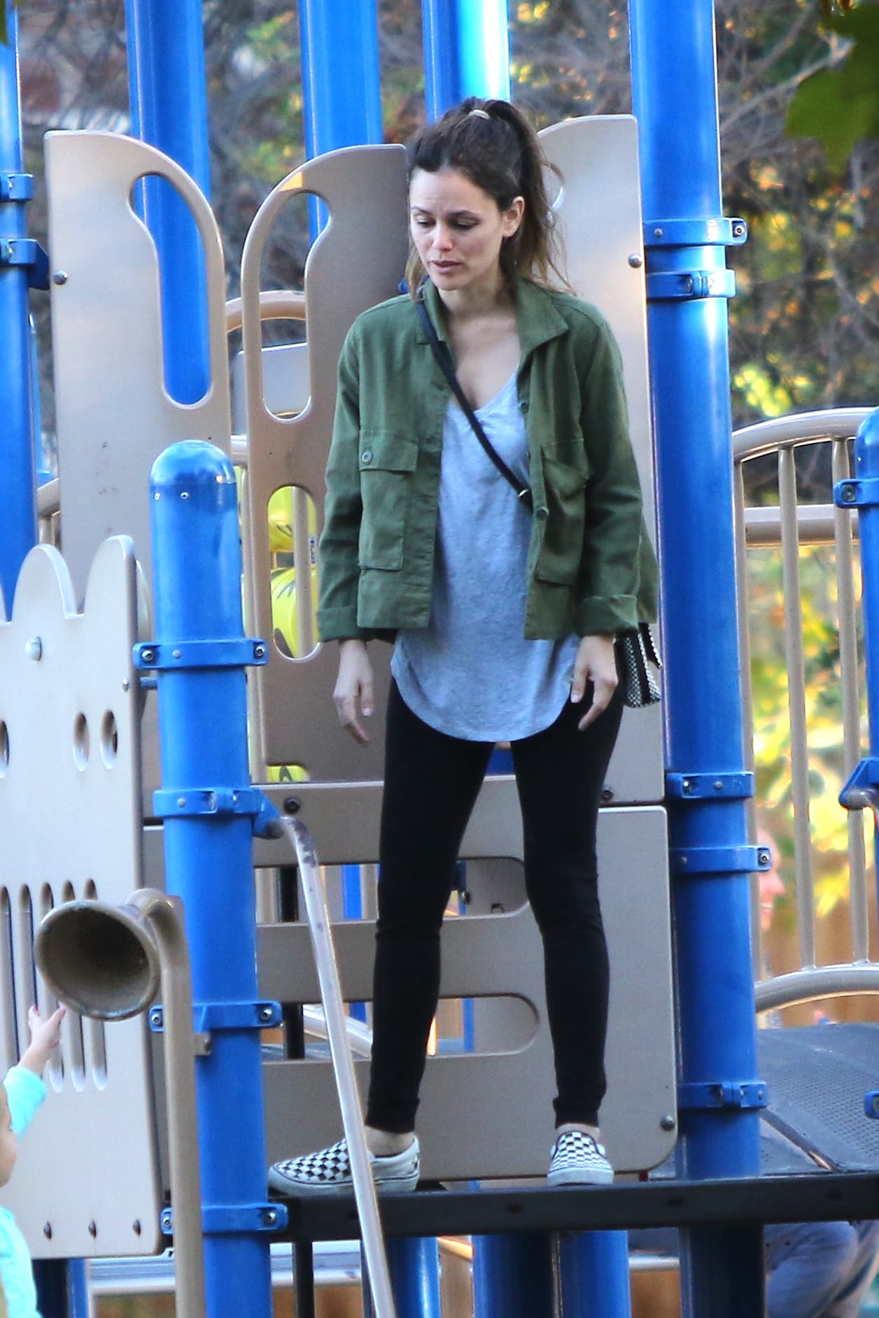 Iba sola, sin nanny ni guardaespaldas.