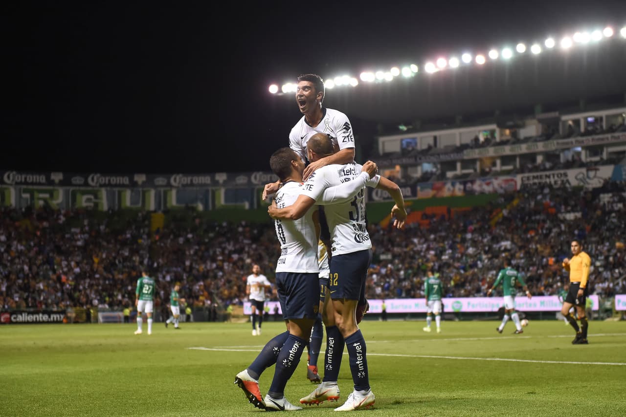 A Pumas le sienta bien el bajío, ha ganado cuatro veces y nunca ha empatado con ‘los Panzas Verdes’.