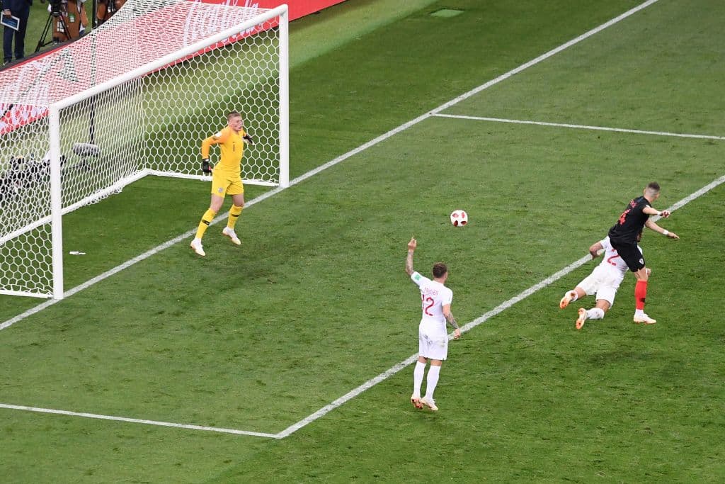 160.- Ivan Perisic (Croacia) al minuto 68. Croacia 2-1 Inglaterra. Semifinal.