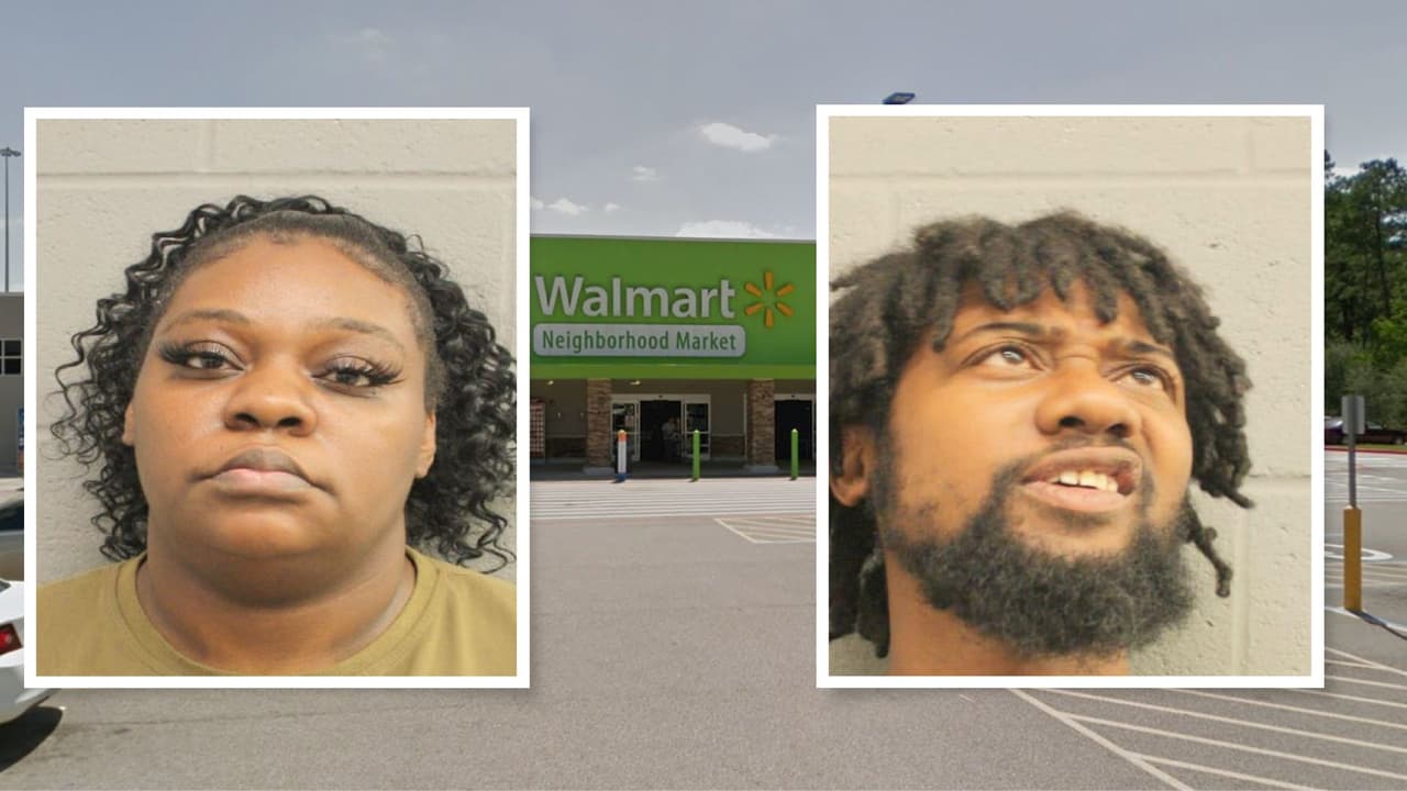 Arrestan a una pareja acusada de robar un Walmart en Texas, golpear al gerente y amenazar con iniciar un tiroteo
