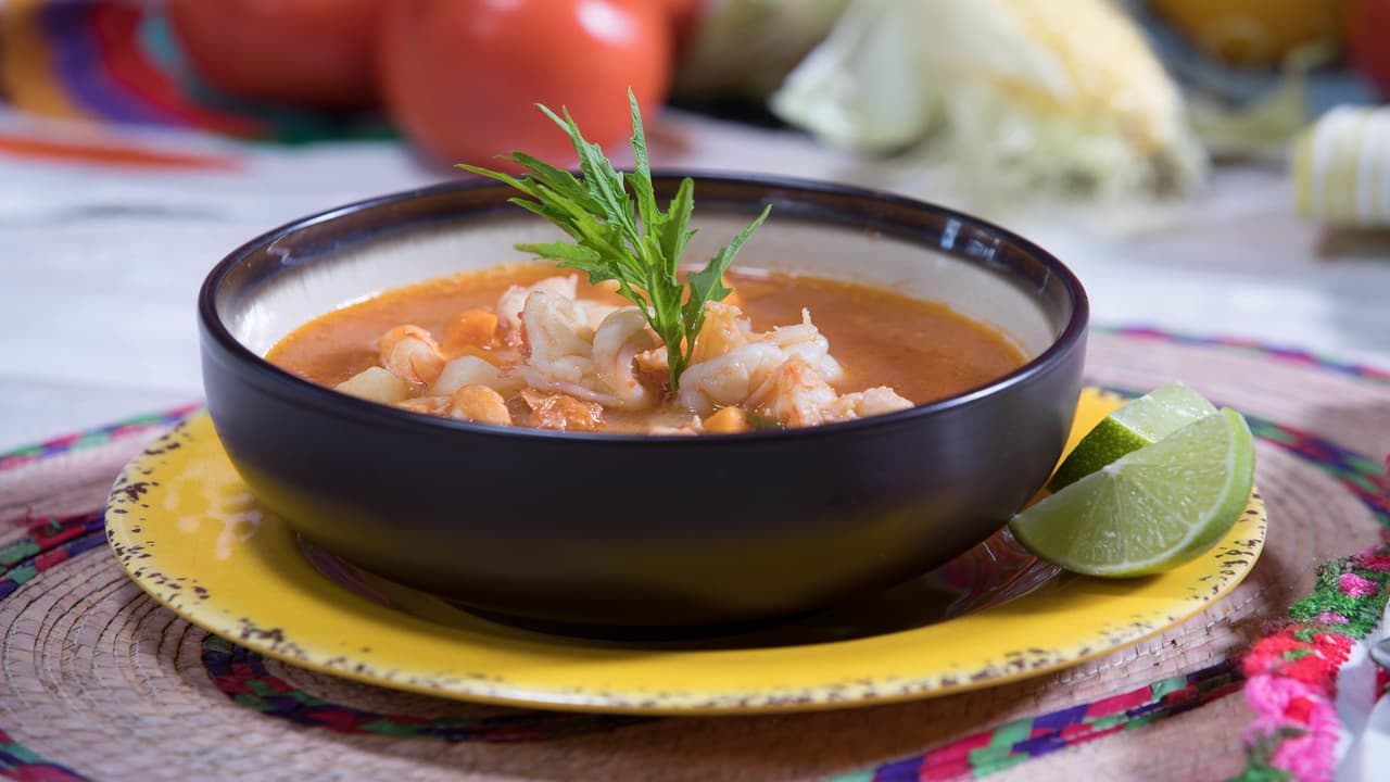Caldo de camarón